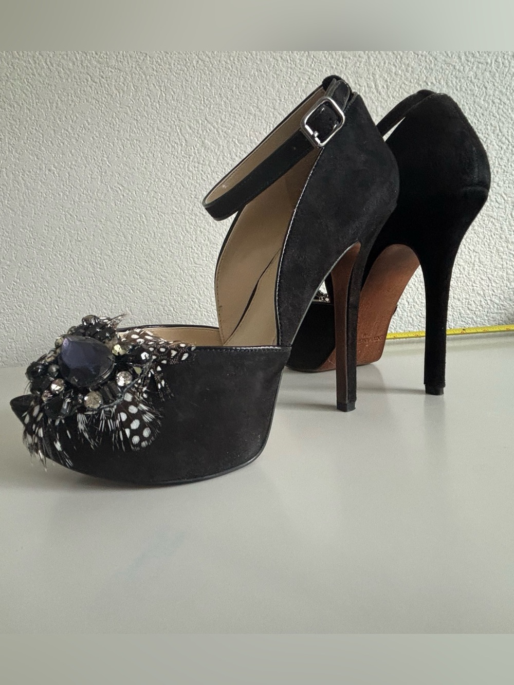 Enzo Angiolini Suede Stiletto Heel